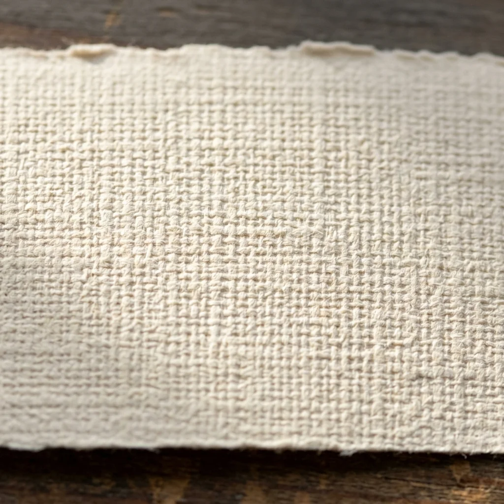 Premium tactile textured paper label stock