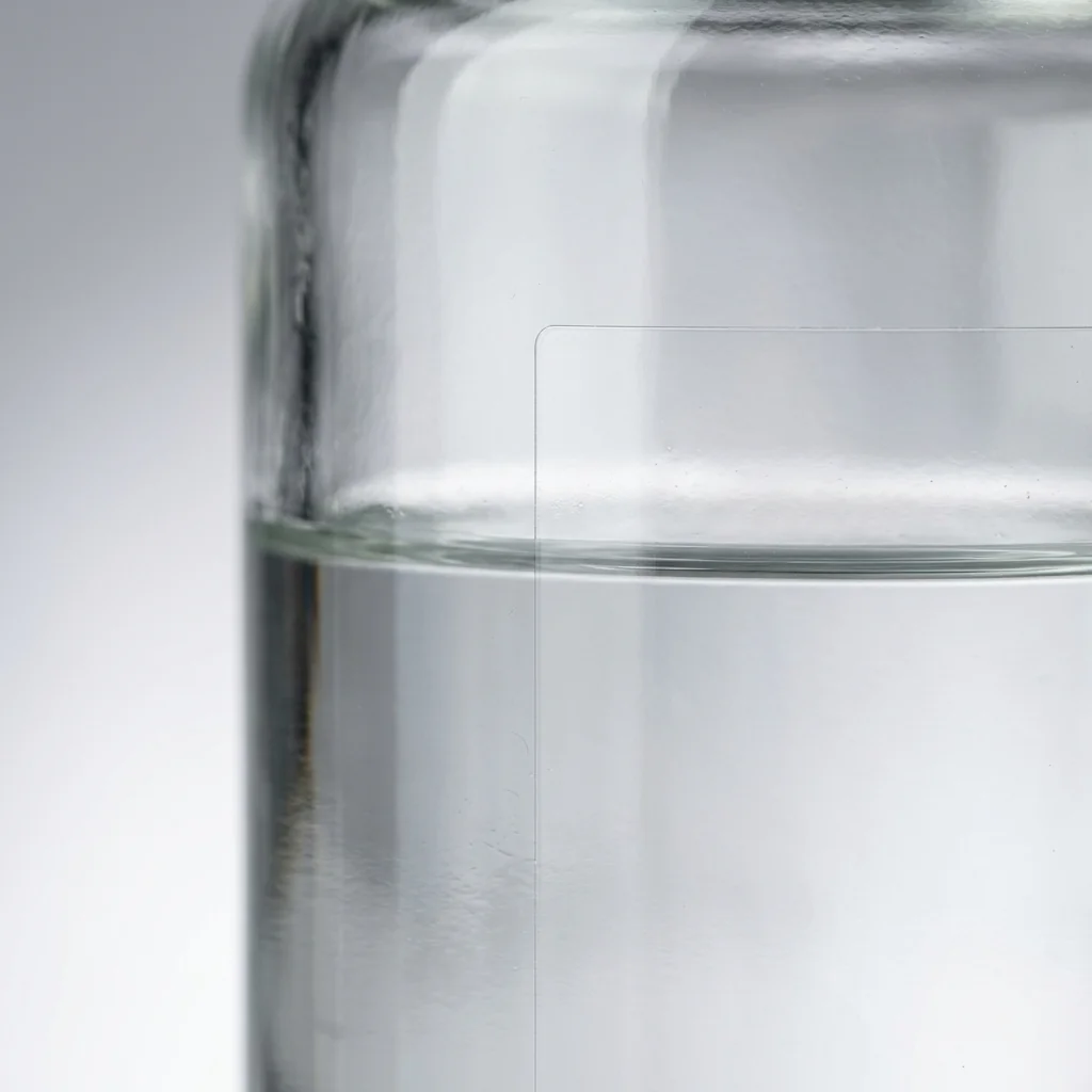 Clear BOPP transparent label material