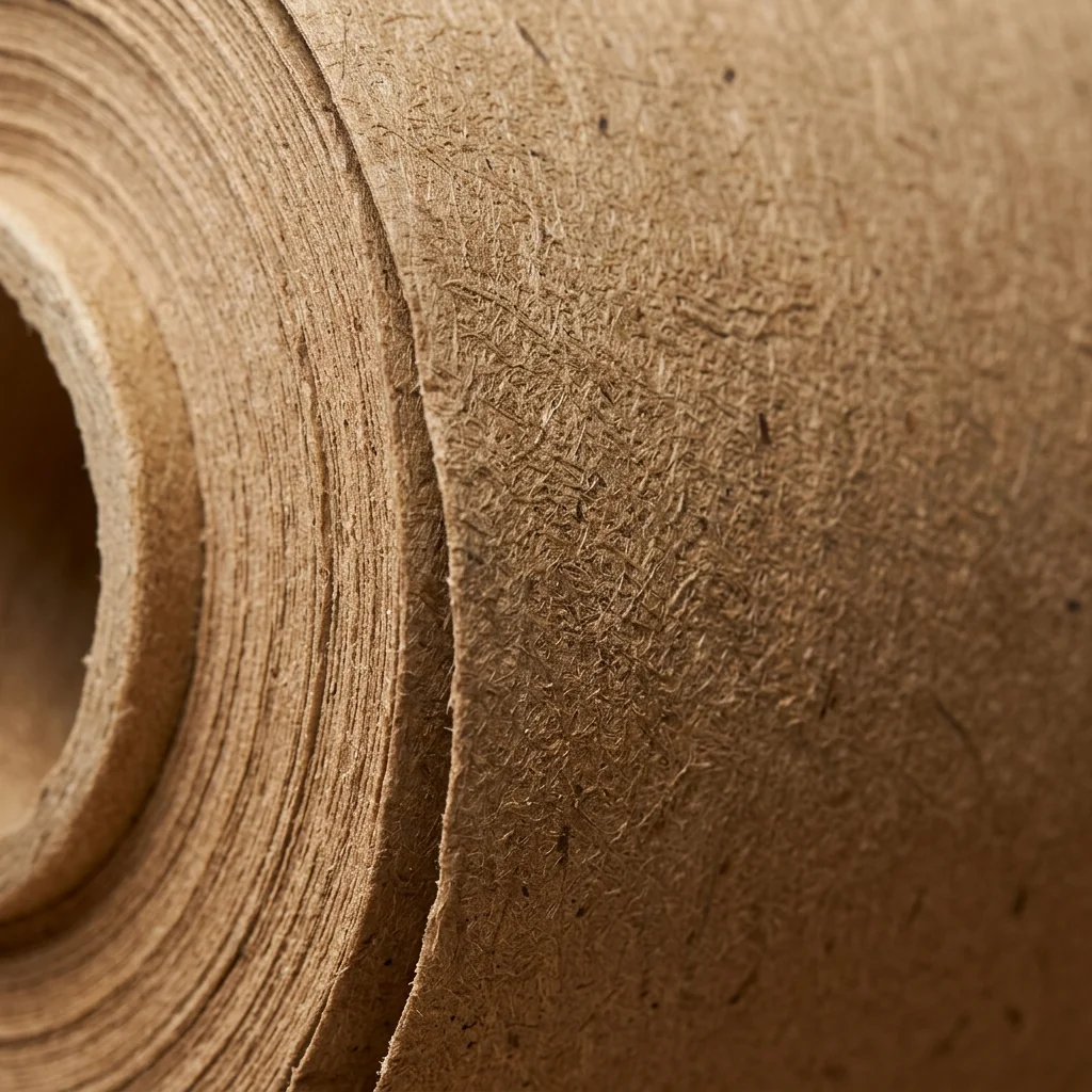 Kraft paper label stock material