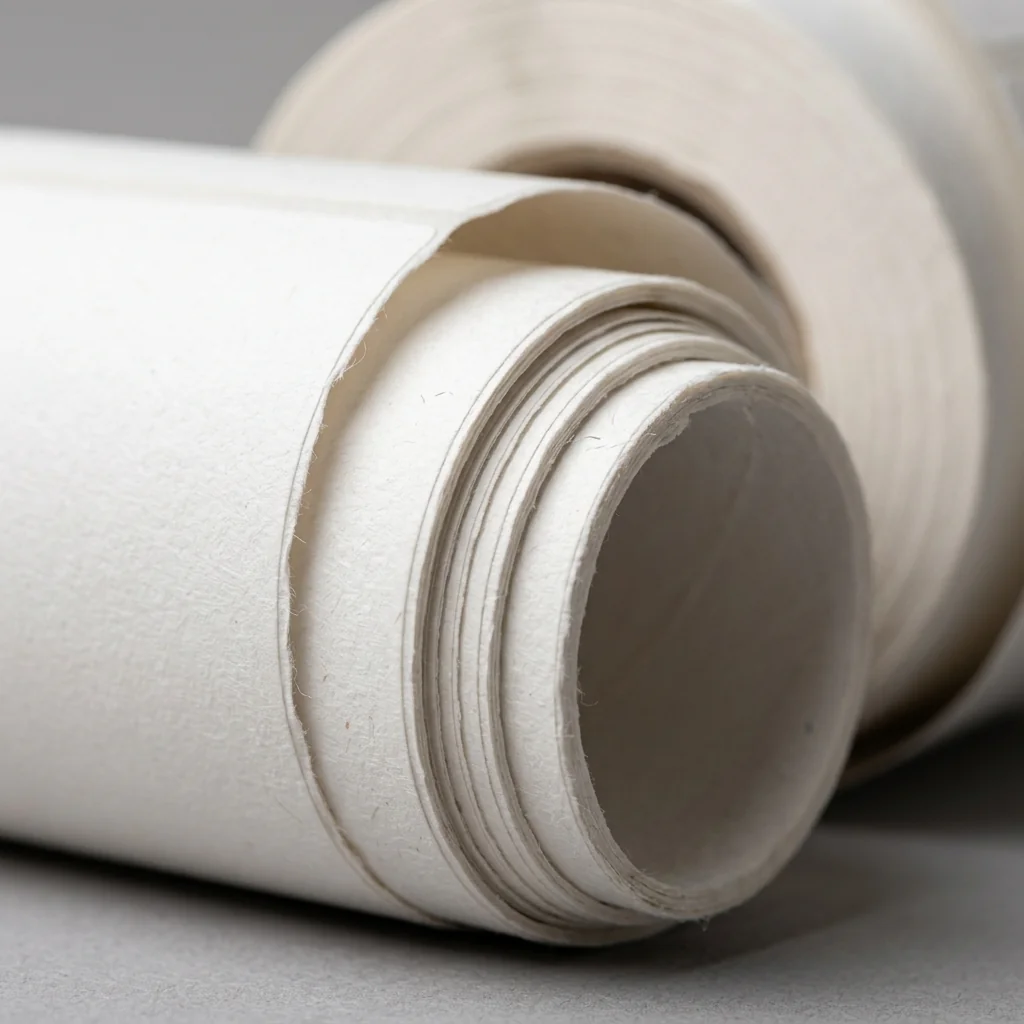 Paper label stock material