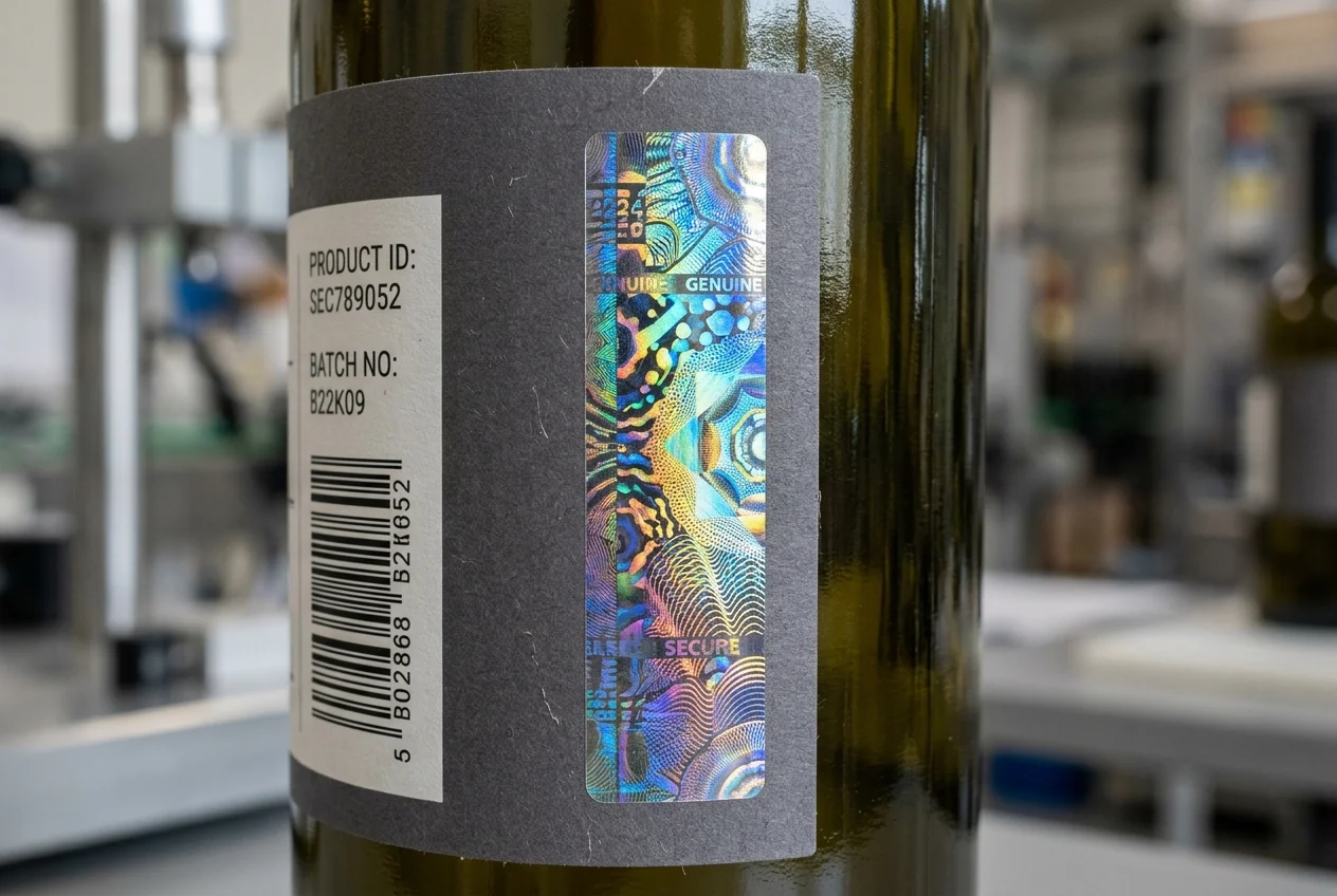 Anti-counterfeit holographic labels that are hard to copy