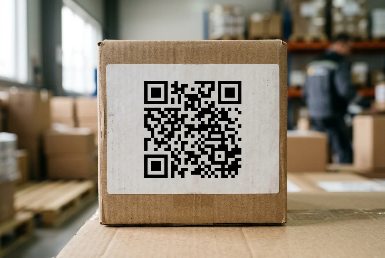 Smart QR product labels that connect a product to online content or a check