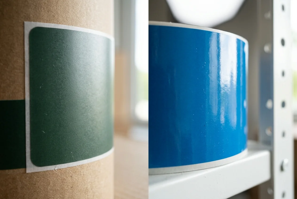 Matte and gloss lamination finish