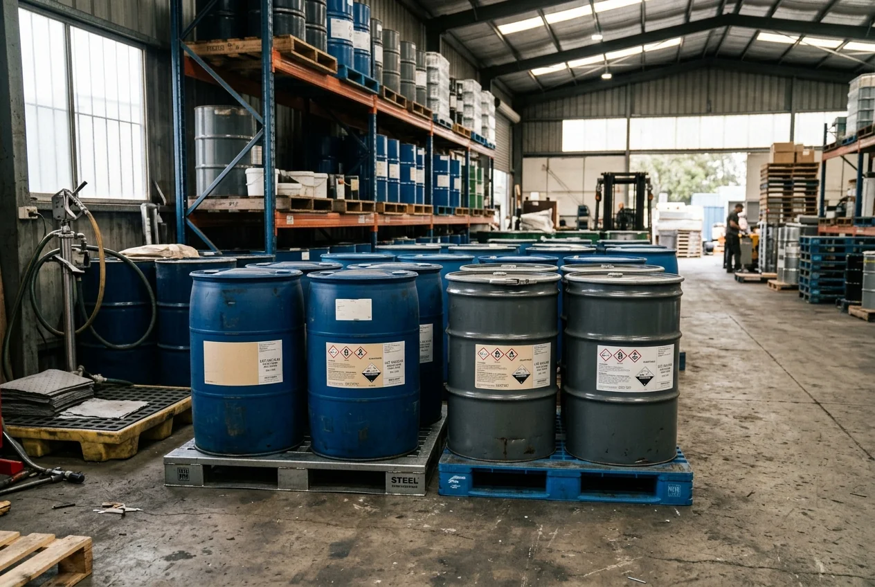 Durable waterproof labels for chemical drums and equipment